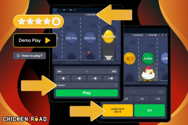 how to play chicken road in demo mode